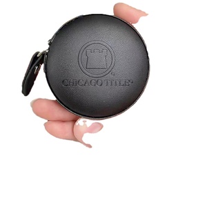 Corps personnalisé <span class=keywords><strong>Mini</strong></span> ruban à mesurer règle à coudre 150cm ruban à mesurer en cuir avec logo en relief - Product Image 1