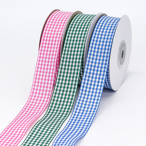 Beihai Checkered Ribbon 2.5Cm Polyester Reusable Cake Decorating Supplies Birthday Party DIY Hair Accessory - Product Image 2