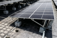 Système de support de montage photovoltaïque solaire pour toit plat en béton, supports trépieds solaires galvanisés à chaud, durée de vie de 20 à 25 ans