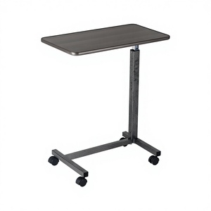 Adjustable Bedside <b>Table</b> With <b>Wheels</b> <b>For</b> Elderly Care In Nursing Homes Rectangle Hospital <b>Table</b> LQX 070005 - Product Image 5