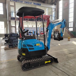 Mini-excavatrice hydraulique à 18 pistes, excavatrice agricole, 1,8 T, excavatrice multifonctionnelle de concassage - Product Image 3