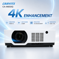 Projecteur laser 3LCD CAAVITS Native 4K 6500 lumens pour une expérience immersive dans les parcs à thème