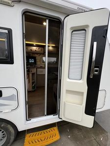 <span class=keywords><strong>Puerta</strong></span> de caravana de venta directa de fábrica de 620x1920mm con cortina y <span class=keywords><strong>Puerta</strong></span> interior antiinsectos para caravana de estilo europeo - Product Image 5