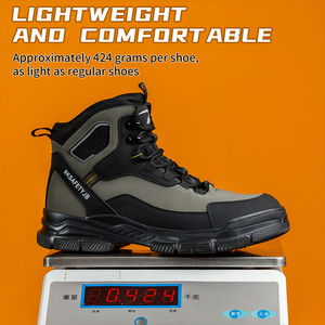 New <b>Men</b> <b>Work</b> Safety Boots Steel Toe <b>Shoes</b> High Top Indestructible <b>Shoes</b> Anti-smash Anti Puncture Protective <b>Shoes</b> <b>Work</b> Sneakers - Product Image 5