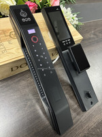 Cerradura Inteligente SMT YG1 con Reconocimiento Facial, Videoportero, Tarjeta de Memoria, Almacenamiento en la Nube, Wi-Fi, Control por Aplicación IP para Puerta de Acero de Casa/Hotel