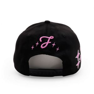 Casquettes de baseball de haute qualité à 5 panneaux en daim avec logo brodé personnalisé - Product Image 6