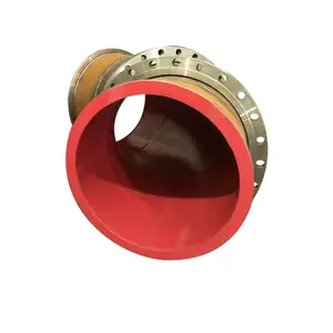 Dn25-Dn2000 Anti-corrosion professional polyurethane lining/rubber lined tailings pipe Mine tailings pipe