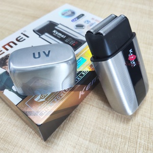 Rasoirs à lames professionnelles Kemei T402 pour hommes, <span class=keywords><strong>rasoir</strong></span> électrique étanche à mouvement alternatif, <span class=keywords><strong>rasoir</strong></span> pour crâne <span class=keywords><strong>chauve</strong></span>, protection UV, 3 vitesses - Product Image 2