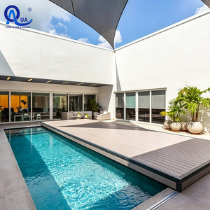 2026 Automatic <b>Sliding</b> Deck <b>Pool</b> Covers Customized Moving Floor Outdoor Swimming <b>Pool</b> Aluminum Stainless Steel Children Hot Tubs - Product Image 6