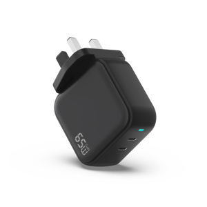 Cargador USB GaN de 65W con Enchufe Europeo, Cargador de Pared de Carga Rápida PD QC3.0 <span class=keywords><strong>para</strong></span> <span class=keywords><strong>iPhone</strong></span>, Samsung, Laptop, Tablet, con Protección OVP y OTP - Product Image 6