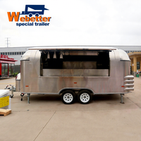 Webetter Approuvé COC DOT Imbisswagen Foodtruck Mobile Juice Shop Trailer Hotdog Bakery Food Truck Cuisine entièrement équipée