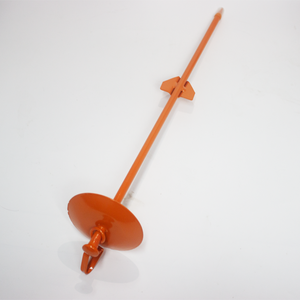 Piquet en alliage métallique pour clôture de jardin Piquet pour chien d'extérieur Piquet de camping Swing Tent Trampoline Rebar Stake avec ruban de décoration - Product Image 1