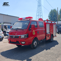 Truk Pemadam Kebakaran Dongfeng Tuyi 4*4 Off-road yang Dapat Disesuaikan dengan Tangki Air dan Pompa Mini untuk Patroli dan Pemadam Kebakaran di Lapangan