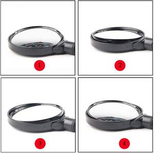 Miroir de vélo rotatif et réglable, grand angle, rétroviseur convexe antichoc universel pour vélo - Product Image 6