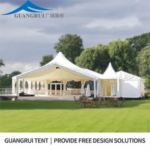 GUANGRUI 18*30 30*50 gran blanco grande al aire libre boda Iglesia carpa para 300 500 personas eventos fiesta