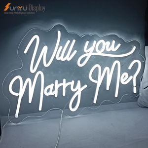 Sunyu tùy chỉnh Acrylic Led Neon 'hạnh Phúc sinh nhật' dấu hiệu nhà máy giá cho các bên và dấu hiệu điện tử - Product Image 6