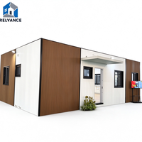 RELYANCE Cottage en panneaux sandwich, installation facile, cabane de villégiature pliable pour camping, mobilier de maison, maison extensible 20ft40ft