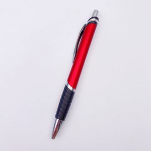 Two Tone Plastic Click Ballpoint <b>Pen</b> With Dotted Rubber Anti Slip Grip 9 Vibrant Colors <b>Retractable</b> Advertising Signature <b>Pen</b> - Product Image 3