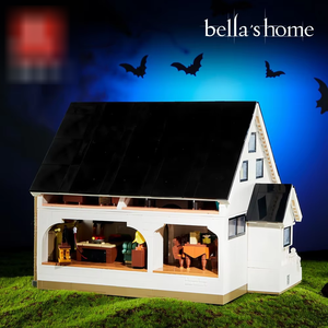 Set de Construcción de Villa Iluminada OEM de Gran Venta - Modelo de Mansión con Luces LED y Bloques de Vista Urbana, Regalo para Niños y Coleccionistas - Product Image 4