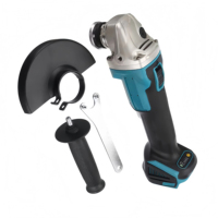 Mini-meuleuse d'angle multifonctionnelle sans balais au lithium-ion avec interrupteur à palette, machine de découpe rechargeable pour le bricolage