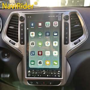 Radio para Auto con Pantalla Android Tesla de 13.6 Pulgadas, 2 DIN, para Jeep Cherokee 2014-2021, GPS, Navegador, Carplay, Reproductor Multimedia, Grabadora - Product Image 1