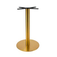 Pied de table en fonte de style moderne, cadre en laiton doré et acier inoxydable brossé pour cuisine, hôtel, salon extérieur, meubles