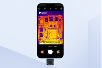 Caméra thermique industrielle T2S Pro, caméra infrarouge à brancher sur téléphone, mesure de température, vision nocturne haute température