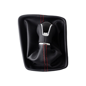Car Gear <b>Shift</b> <b>Knob</b> Leather 5 Speed 6 Speed Set Ergonomic For Seat Leon 3 - Product Image 3