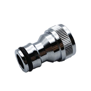 Raccord fileté en laiton 1/2 pouce pour tuyau d'arrosage, alimentation en eau, construction forgée durable - Product Image 1
