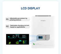 3KVA 5KVA 2400W 4000W 24VDC 48VDC 220V 120V hors réseau inversé avec MPPT contrôleur de charge solaire onduleur solaire 60A