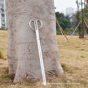 Nouvelles pinces en acier inoxydable pour usage domestique et extérieur, pince à sacs poubelle, pince longue pour charbon de bois, charbon de bois de style ancien, et pince à charbon pour poêle à bois - Product Image 3