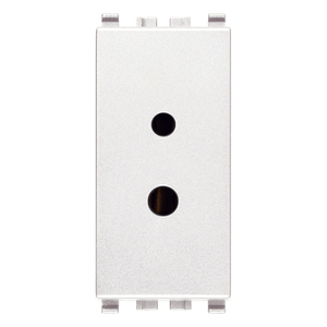 เต้ารับโพลาไรซ์ 2P 6A 24V SELV สีขาว 4.1x2.8x5.3 ซม. - Product Image 1