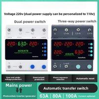 Commutateur de transfert automatique double/triple (ATS) FXB-TS pour stockage d'énergie d'urgence, commutation photovoltaïque auto-compensante