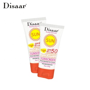 Disaar SPF 50 <span class=keywords><strong>Haute</strong></span> <span class=keywords><strong>Protection</strong></span> résistant à l'eau blanchissant crème <span class=keywords><strong>solaire</strong></span> avec tubes d'emballage - Product Image 2