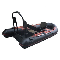 Nouvelle arrivée CE 6 capacité haute vitesse nervure 330 360 hypalon deep-v en aluminium bateau gonflable à coque rigide à vendre