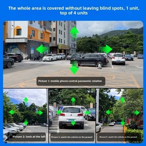 FFvideo Four Lens Four PTZ Wifi 20MP UHD Cameras Outdoor Human Detection Network CCTV Wireless Wifi Surveillance Security <b>Camera</b> - Product Image 3