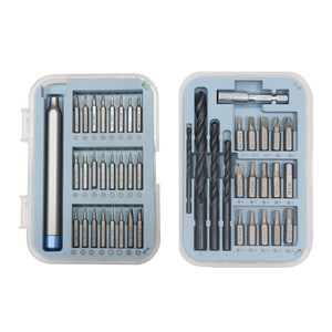 MYJ 10PCS <b>Drill</b> Bit Set Multi-specification CRV Screw Magnetic Handle <b>Mini</b> Screwdriver Household Repair Tool 24 in 1 Screwdriver - Product Image 5