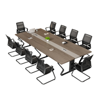 Personnalisé Moderne Long Bureau Portable Pliant Bureau d'Ordinateur École Mobile Pliable Conférence Salle de Formation Table Salle de Réunion