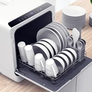 Автоматический планшет 1200 Вт, полностью Автоматическая Посудомоечная машина для дома, 4 комплекта, мини-посудомоечная машина, портативная посудомоечная машина, посудомоечная машина