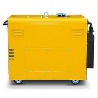 Générateur diesel portable super silencieux de 8 kW (8 000 watts) avec télécommande, refroidissement par air, 10 kVA