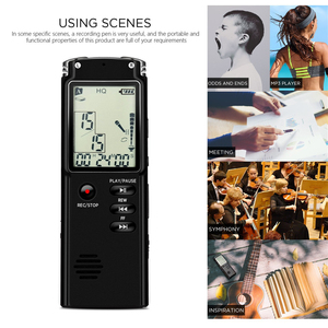 Grabadora de voz Digital con reproductor <span class=keywords><strong>MP3</strong></span> WAV, dictáfono profesional con USB, 4GB, 8GB, 16GB, 32GB, 96 horas - Product Image 4