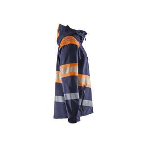 BLAKLADER - 449425138953XL <b>Hi</b>-<b>Vis</b> Softshell <b>jacket</b> Navy blue/<b>Orange</b> - EAN 7330509882108 <b>HI</b>-<b>VIS</b> WORKWEAR - Product Image 3