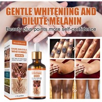 Sérum éclaircissant rapide pour les articulations foncées, correcteurs de pigmentation pour la peau noire, mains, genoux, coudes, éliminateur de taches intenses