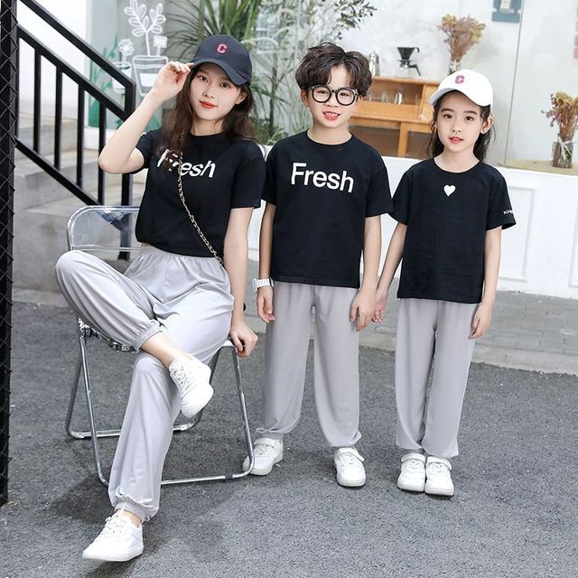 Wholesale Matching Family Outfits Mom and Daughter Custom Family Parent-child Outfits Family Matching Outfits