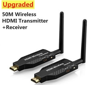 Dernière extension sans fil Plug-and-Play 50M 1080P HD 5G <span class=keywords><strong>Wifi</strong></span> émetteur et récepteur pour ordinateur portable vers TV Audio vidéo accessoires - Product Image 2
