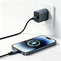 Cable de Carga Rápida Tipo-C a Tipo-C de 60W con Luz LED, Trenzado de Nailon, PD 3.1 con Conductor de Cobre Puro para Cámara y Computadora