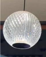 Luminaire suspendu LED haut de gamme de luxe, réglable, en verre et aluminium, style moderne, simple, luxueux, industriel, vintage, éclairage intérieur pour la maison