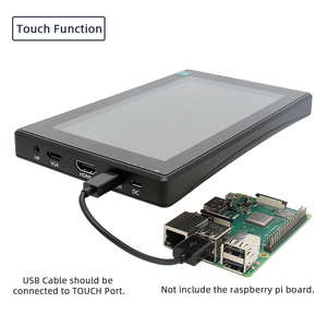 Écran LCD <span class=keywords><strong>capacitif</strong></span> en verre trempé IPS de <span class=keywords><strong>7</strong></span> pouces, écran <span class=keywords><strong>tactile</strong></span>, moniteur haute définition <span class=keywords><strong>1024x600</strong></span> pour Raspberry Pi - Product Image 4