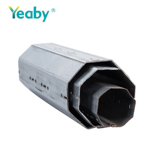 Accessoires pour volets roulants en aluminium, porte de <span class=keywords><strong>garage</strong></span>, porte industrielle, tube octogonal en acier de 70 mm, personnalisable - Product Image 2