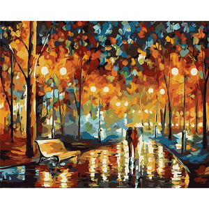 Tùy Chỉnh Khung Sơn Số Kit Truyền Thống Kỹ Thuật Số Sơn Dầu In Hình Chữ Nhật Vải Cho Trang Trí Nội Thất DIY Tường Nghệ Thuật Người Lớn - Product Image 2